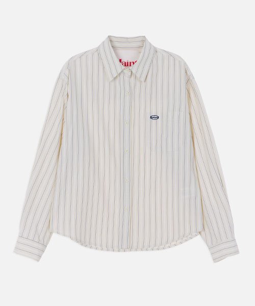 HAINT（ヘイント）の「ESSENTIAL STRIPE SHIRT_2COLORS_CREAM（シャツ/ブラウス・レディース・その他・FREE）」の2枚目の写真