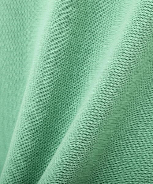 human woman（ヒューマンウーマン）の「◆【ウォッシャブル】オーガニックコットン混ライン入プルオーバー（ニット/セーター・レディース・ネイビー/ブルー/グリーン/ベージュ系その他2・MEDIUM）」の8枚目の写真