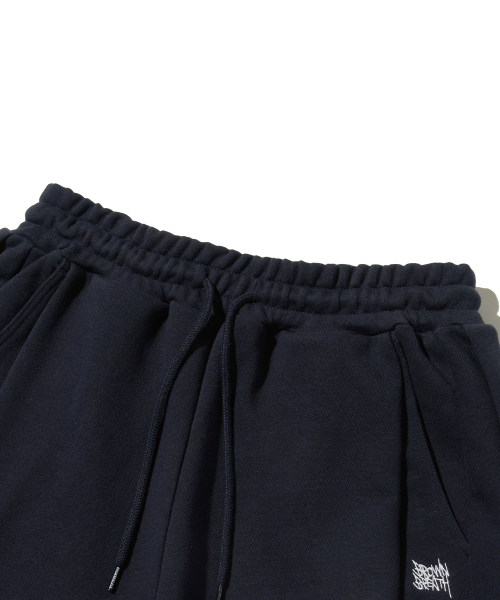 BROWNBREATH（ブラウンブレス）の「TWO TUCK WIDE TAG SWEAT PANTS - NAVY（スウェットパンツ・レディース・その他・S/M/L/XL）」の3枚目の写真