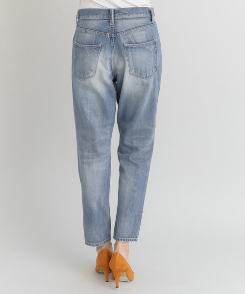 URBAN RESEARCH(アーバンリサーチ)の「UR クラッシュデニムパンツ(デニムパンツ・レディース・インディゴブルー/ホワイト・38/36)」の14枚目の写真