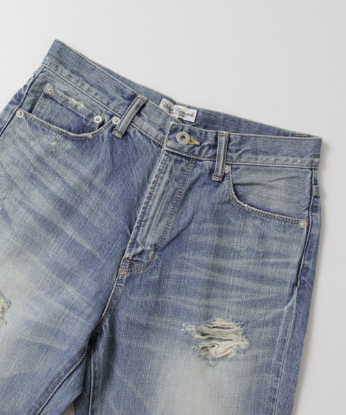 URBAN RESEARCH(アーバンリサーチ)の「UR クラッシュデニムパンツ(デニムパンツ・レディース・インディゴブルー/ホワイト・38/36)」の15枚目の写真