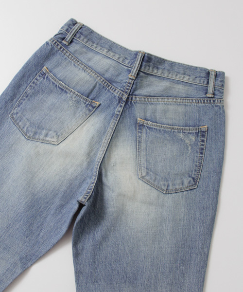 URBAN RESEARCH(アーバンリサーチ)の「UR クラッシュデニムパンツ(デニムパンツ・レディース・インディゴブルー/ホワイト・38/36)」の10枚目の写真