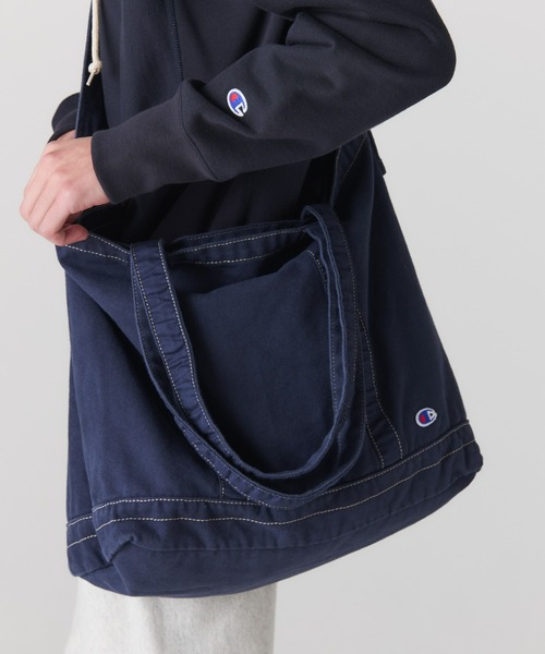 Champion（チャンピオン）の「【Champion/チャンピオン】直営限定コレクション メンズ 2WAYトートバッグ（トートバッグ・メンズ・ダークグリーン/ブラック/ネイビー・FREE）」の8枚目の写真