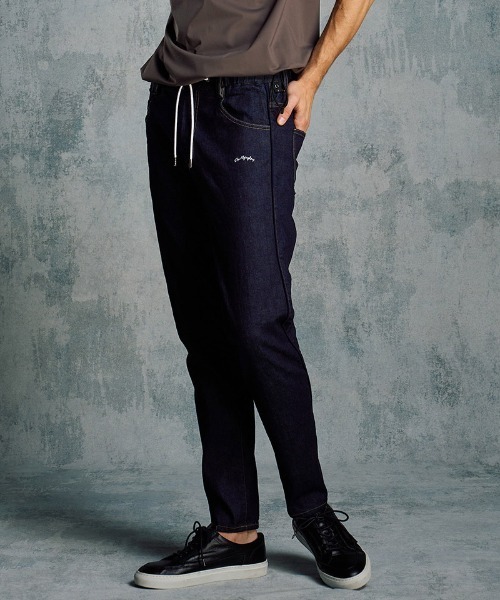 wjk（ダヴルジェイケイ）の「mp14585- thin denim easy イージーデニムパンツ(5224 ds07i)（デニムパンツ・メンズ・ブラック/ホワイト/インディゴブルー・XL/L/M/S）」の5枚目の写真