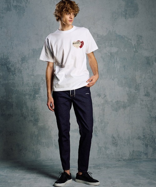 wjk（ダヴルジェイケイ）の「mp14585- thin denim easy イージーデニムパンツ(5224 ds07i)（デニムパンツ・メンズ・ブラック/ホワイト/インディゴブルー・XL/L/M/S）」の7枚目の写真