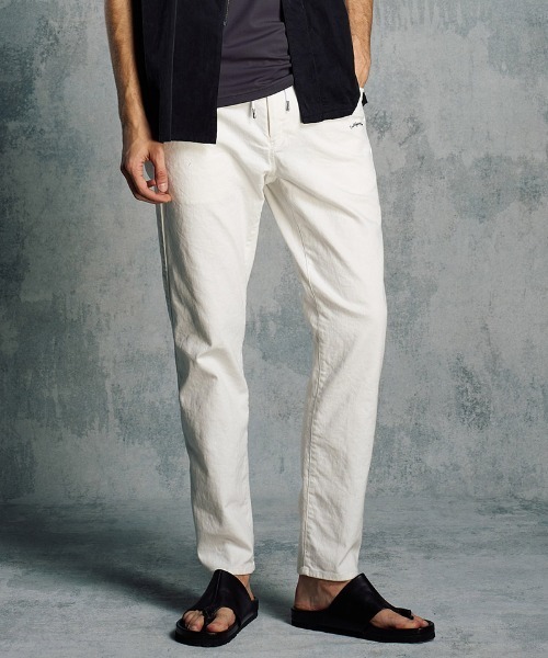 wjk（ダヴルジェイケイ）の「mp14585- thin denim easy イージーデニムパンツ(5224 ds07i)（デニムパンツ・メンズ・ブラック/ホワイト/インディゴブルー・XL/L/M/S）」の9枚目の写真