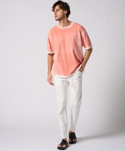 wjk（ダヴルジェイケイ）の「mp14585- thin denim easy イージーデニムパンツ(5224 ds07i)（デニムパンツ・メンズ・ブラック/ホワイト/インディゴブルー・XL/L/M/S）」の18枚目の写真