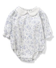 Boribon（ボリボン）の「ナインチェ・プチフルール総柄ボディスーツ（ロンパース）」