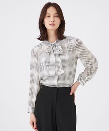 TRANS WORK｜トランスワークのシャツ/ブラウス（ボウタイ襟）通販