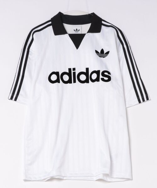 adidas(アディダス)の「【adidas】COLLARED GOALIE(ポロシャツ・レディース・ピンク/サックスブルー/ホワイト・S/M)」の2枚目の写真