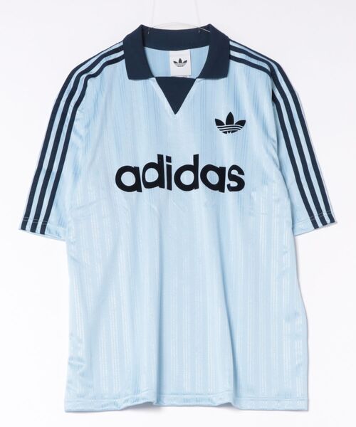 adidas(アディダス)の「【adidas】COLLARED GOALIE(ポロシャツ・レディース・ピンク/サックスブルー/ホワイト・S/M)」の3枚目の写真