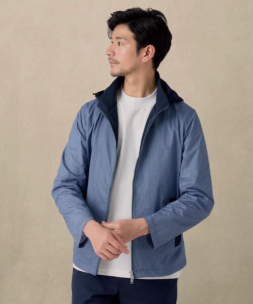 TAKEO KIKUCHI(タケオキクチ)の「2WAYアクティブ ライト ブルゾン(ブルゾン・メンズ・グレー/ブルー系その他/ネイビー・02/03/04)」の3枚目の写真