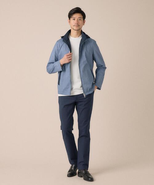 TAKEO KIKUCHI(タケオキクチ)の「2WAYアクティブ ライト ブルゾン(ブルゾン・メンズ・グレー/ブルー系その他/ネイビー・02/03/04)」の8枚目の写真