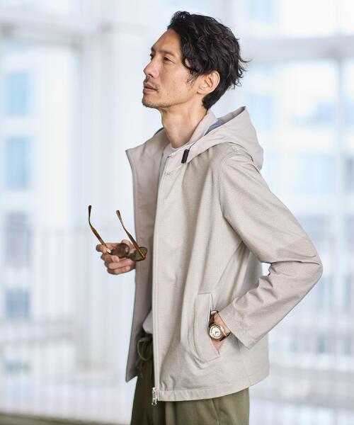 TAKEO KIKUCHI(タケオキクチ)の「2WAYアクティブ ライト ブルゾン(ブルゾン・メンズ・グレー/ブルー系その他/ネイビー/ライトベージュ・02/03/04)」の2枚目の写真