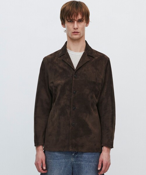 希少数量限定】ゴートスエード シングルジャケット |最高級スエード