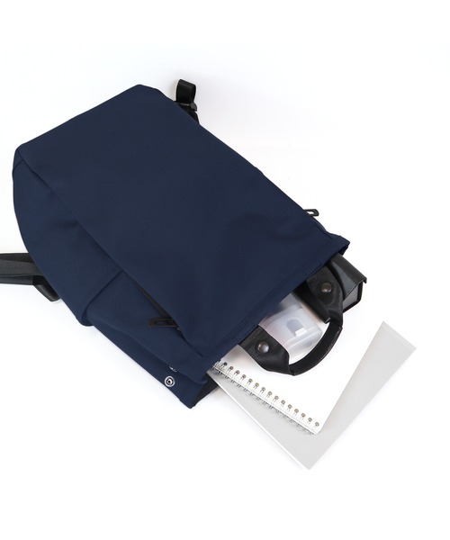 Un coeur(アンクール)の「【Un coeur/アンクール】2WAY SQUARE RUCKSACK M / ツーウェイ スクエア リュック M TORO2 / K905080(バックパック/リュック・レディース・グレー/ブラック/ネイビー・FREE)」の10枚目の写真