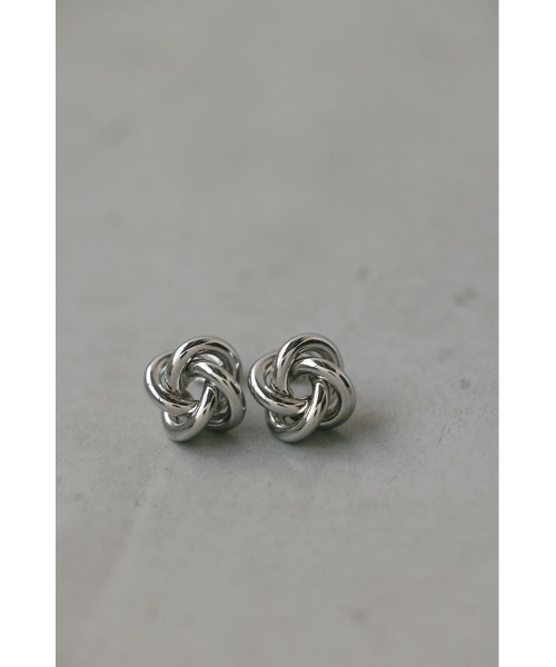STYLEMIXER（スタイルミキサー）の「ノットモチーフピアス（ピアス（両耳用）・レディース・ゴールド/シルバー・FREE）」の12枚目の写真