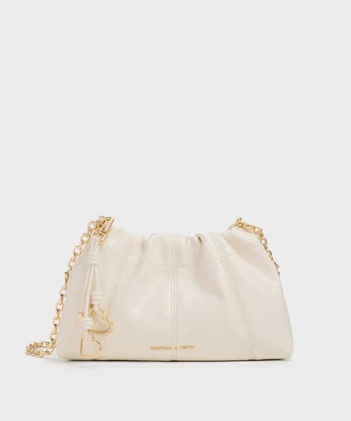 CHARLES & KEITH Ciaraシアラルーシュドクロスボディーバッグ Ciara シアラ ルーシュドクロスボディーバッグ（ショルダーバッグ
