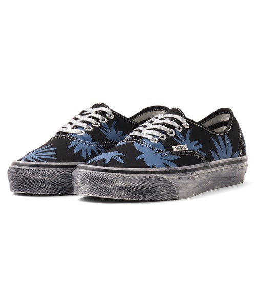 VANS(バンズ)の「VANS LX Authentic 44 Archive / バンズ LX オーセンティック44 アーカイブ(スニーカー・メンズ・ブラック×ブルー・23.0cm/23.5cm/24.0cm/24.5cm/25.0cm/26.0cm/26.5cm/27.0cm/27.5cm/28.0cm)」の1枚目の写真