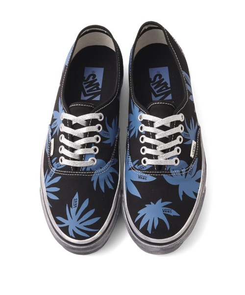 VANS(バンズ)の「VANS LX Authentic 44 Archive / バンズ LX オーセンティック44 アーカイブ(スニーカー・メンズ・ブラック×ブルー・23.0cm/23.5cm/24.0cm/24.5cm/25.0cm/26.0cm/26.5cm/27.0cm/27.5cm/28.0cm)」の2枚目の写真