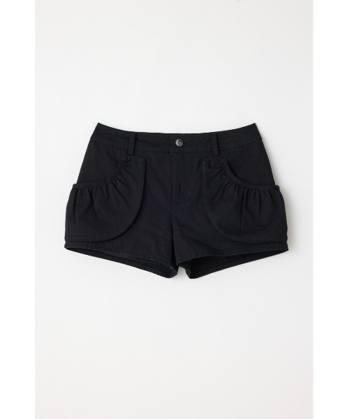 LAGUA GEM(ラグアジェム)の「POCKET GATHER COMPACT ショートパンツ(その他パンツ・レディース・ブラック/グレー/ベージュ・X-SMALL/SMALL/MEDIUM)」の8枚目の写真