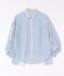 Scrap Book | 【Lallia Mu】バックプリーツストライプシャツ(シャツ/ブラウス)