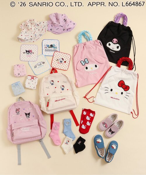 sanrio(サンリオ)の「サンリオキャラクターズソックス(ソックス/靴下・キッズ・ピンク/アイボリー/サックスブルー/ブラック・21/18/15 /12)」の13枚目の写真