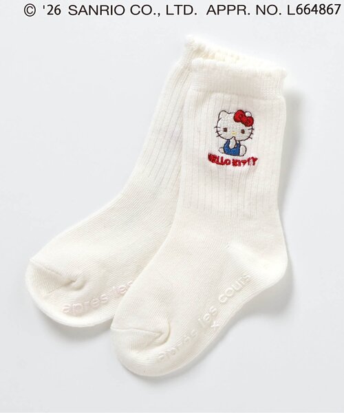 sanrio(サンリオ)の「サンリオキャラクターズソックス(ソックス/靴下・キッズ・ピンク/アイボリー/サックスブルー/ブラック・21/18/15 /12)」の11枚目の写真