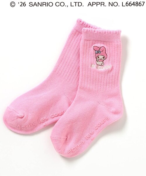 sanrio(サンリオ)の「サンリオキャラクターズソックス(ソックス/靴下・キッズ・ピンク/アイボリー/サックスブルー/ブラック・21/18/15 /12)」の10枚目の写真