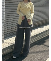 LE CIEL BLEU | マルチウェイツイードパンツ / Multi Way Tweed Pants(その他パンツ)