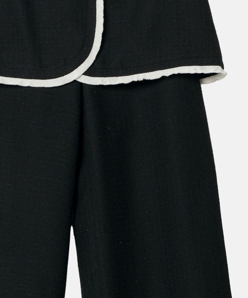 LE CIEL BLEU（ルシェルブルー）の「マルチウェイツイードパンツ / Multi Way Tweed Pants（その他パンツ・レディース・ブラック/グレー・34/36/38）」の10枚目の写真