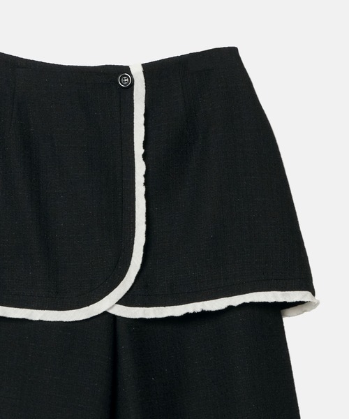 LE CIEL BLEU（ルシェルブルー）の「マルチウェイツイードパンツ / Multi Way Tweed Pants（その他パンツ・レディース・ブラック/グレー・34/36/38）」の9枚目の写真