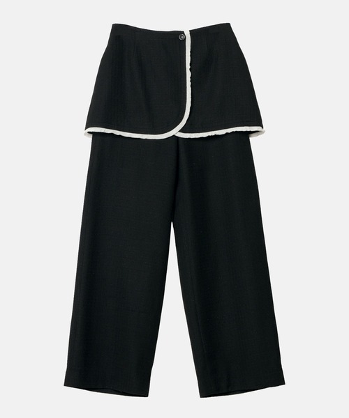 LE CIEL BLEU（ルシェルブルー）の「マルチウェイツイードパンツ / Multi Way Tweed Pants（その他パンツ・レディース・ブラック/グレー・34/36/38）」の8枚目の写真