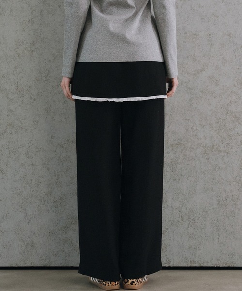 LE CIEL BLEU（ルシェルブルー）の「マルチウェイツイードパンツ / Multi Way Tweed Pants（その他パンツ・レディース・ブラック/グレー・34/36/38）」の7枚目の写真