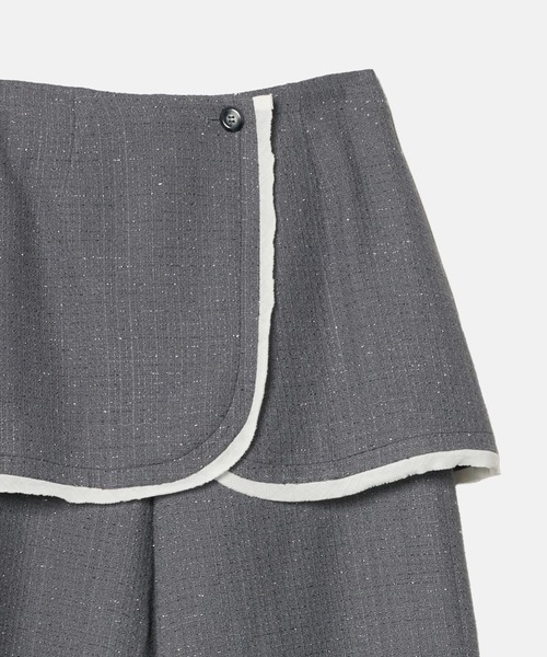 LE CIEL BLEU（ルシェルブルー）の「マルチウェイツイードパンツ / Multi Way Tweed Pants（その他パンツ・レディース・ブラック/グレー・34/36/38）」の12枚目の写真