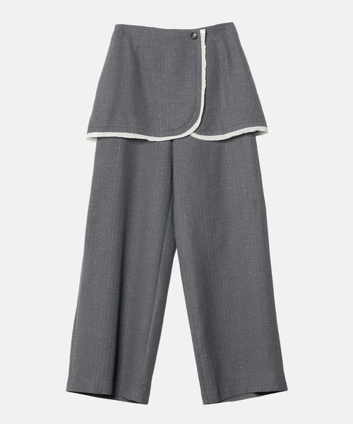 LE CIEL BLEU（ルシェルブルー）の「マルチウェイツイードパンツ / Multi Way Tweed Pants（その他パンツ・レディース・ブラック/グレー・34/36/38）」の15枚目の写真