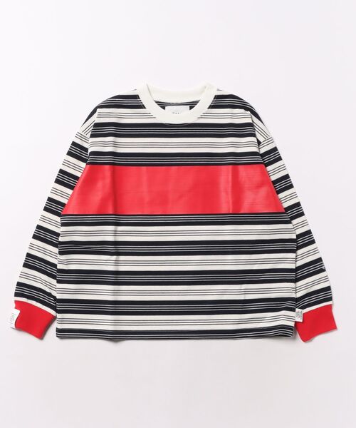 Smoothy(スムージー)の「Smoothy Border Long Sleeves Tee / スムージー ボーダー ロングスリーブ Tシャツ(Tシャツ/カットソー・キッズ・ネイビー系/グレー系その他・LARGE/X-LARGE/MEDIUM)」の10枚目の写真