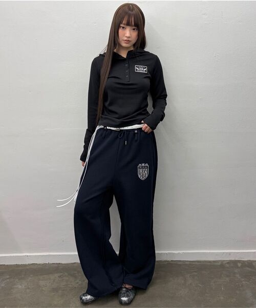 LUVISTRUE（ラヴイズトゥルー）の「EL STAR EMBLEM TRAINING PANTS(GRAY)（スウェットパンツ・レディース・その他・FREE）」の9枚目の写真