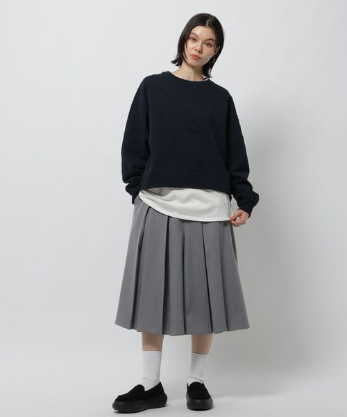 セール】フラワージャガードプルオーバー(Tシャツ/カットソー)|niko セール】フラワージャガードプルオーバー(Tシャツ/カットソー)|niko