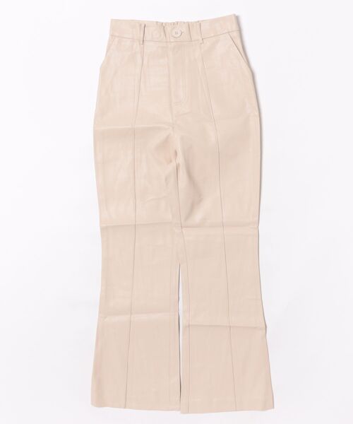 Little sunny bite(リトルサニーバイト)の「【8】【little sunny bite】fake leather pants(その他パンツ・レディース・クリーム/オレンジ・SMALL)」の5枚目の写真
