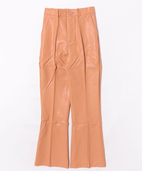 Little sunny bite(リトルサニーバイト)の「【8】【little sunny bite】fake leather pants(その他パンツ・レディース・クリーム/オレンジ・SMALL)」の16枚目の写真