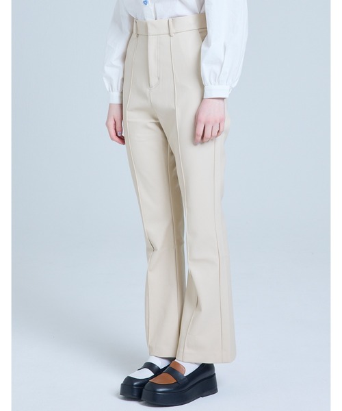 Little sunny bite(リトルサニーバイト)の「【8】【little sunny bite】fake leather pants(その他パンツ・レディース・クリーム/オレンジ・SMALL)」の3枚目の写真