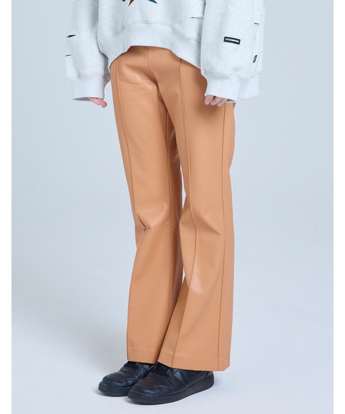 Little sunny bite(リトルサニーバイト)の「【8】【little sunny bite】fake leather pants(その他パンツ・レディース・クリーム/オレンジ・SMALL)」の14枚目の写真