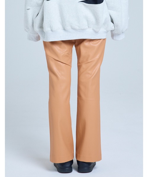 Little sunny bite(リトルサニーバイト)の「【8】【little sunny bite】fake leather pants(その他パンツ・レディース・クリーム/オレンジ・SMALL)」の15枚目の写真