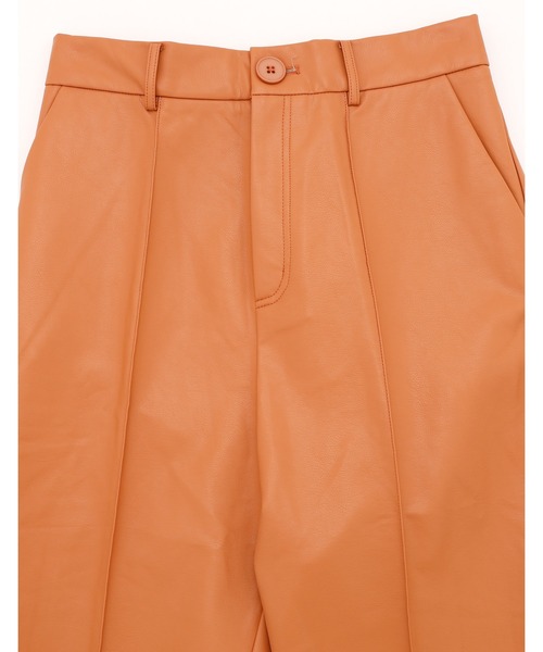 Little sunny bite(リトルサニーバイト)の「【8】【little sunny bite】fake leather pants(その他パンツ・レディース・クリーム/オレンジ・SMALL)」の17枚目の写真