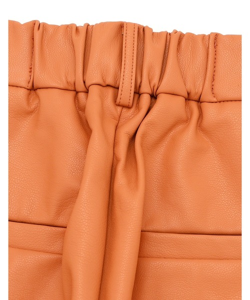 Little sunny bite(リトルサニーバイト)の「【8】【little sunny bite】fake leather pants(その他パンツ・レディース・クリーム/オレンジ・SMALL)」の22枚目の写真