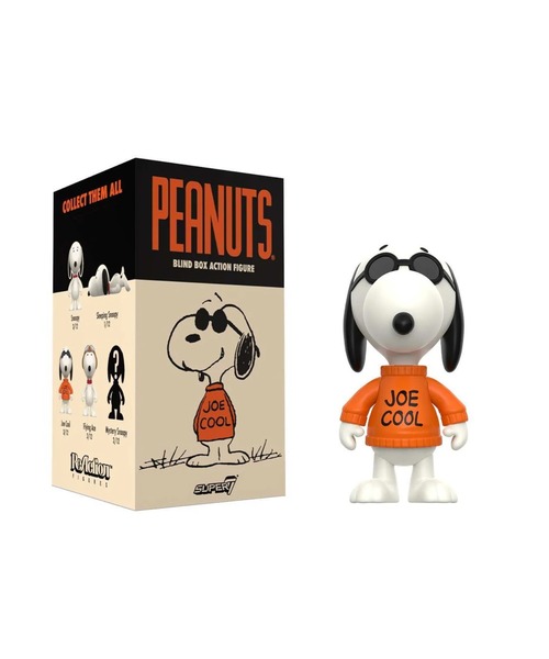 【値下げ】SALE スヌーピー フィギュア Super7 スーパー7 Peanuts ブラインドボックス フラット W06