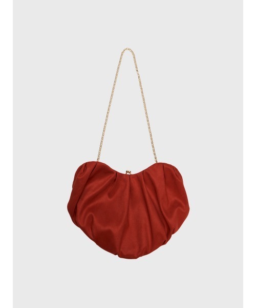 EIMY ISTOIRE（エイミーイストワール）の「EIMY ギャザーチェーンバッグ（ハンドバッグ・レディース・レッド・F）」の5枚目の写真