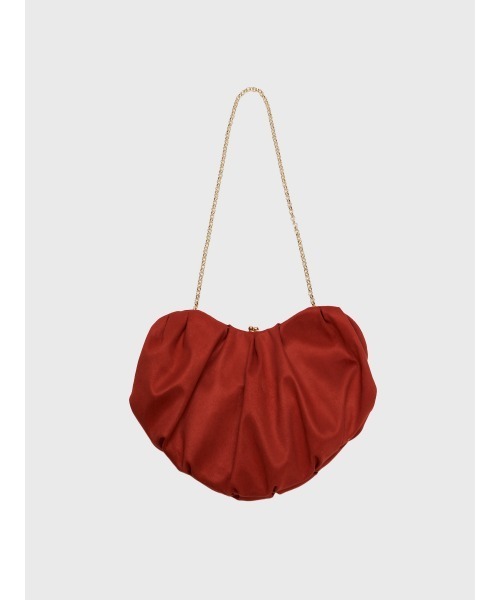 EIMY ISTOIRE（エイミーイストワール）の「EIMY ギャザーチェーンバッグ（ハンドバッグ・レディース・レッド・F）」の6枚目の写真