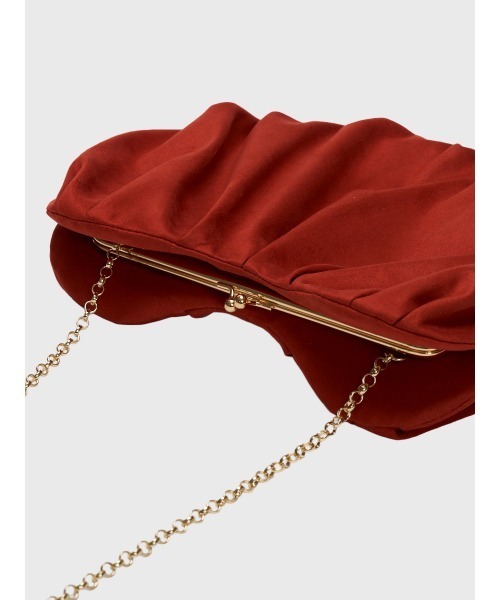 EIMY ISTOIRE（エイミーイストワール）の「EIMY ギャザーチェーンバッグ（ハンドバッグ・レディース・レッド・F）」の7枚目の写真